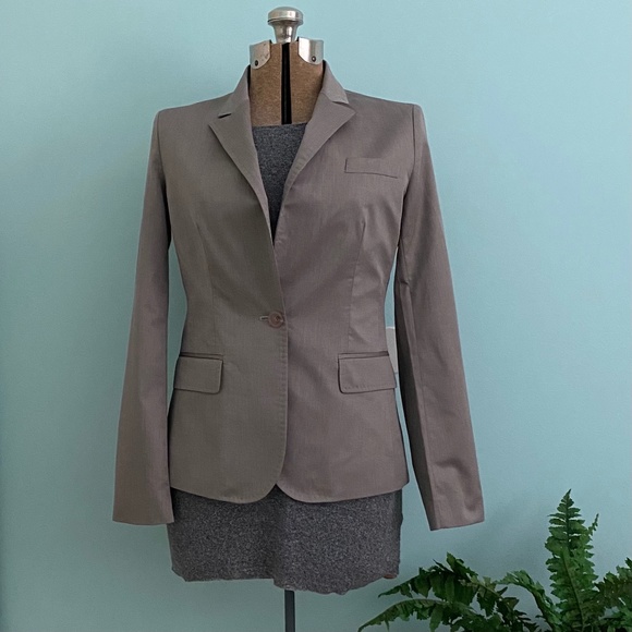 J. Crew Jackets & Blazers - J Crew Cotton Blazer Women's Single Button  Sz 8 EUC
